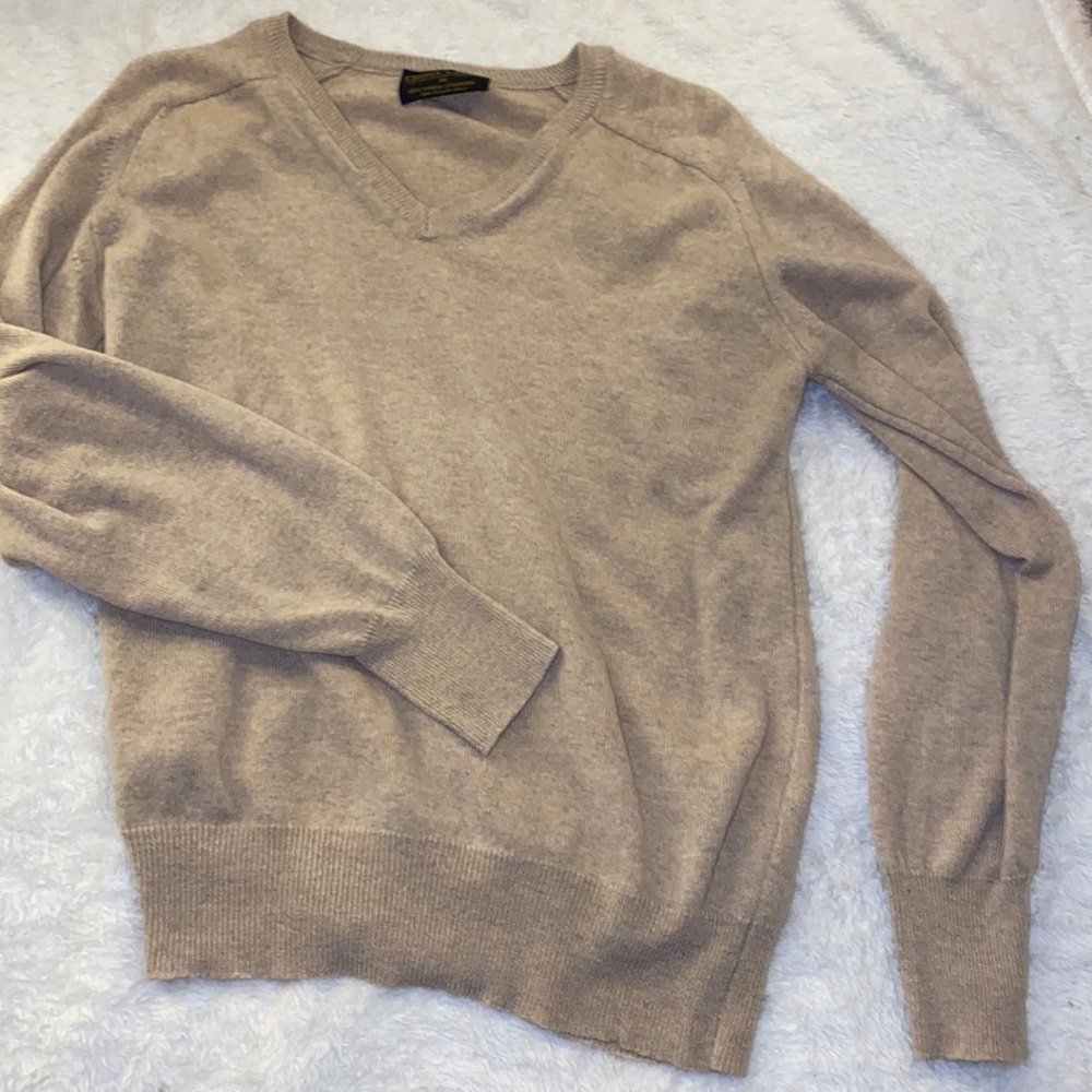 Cashmere Sweater, Brown/Beige